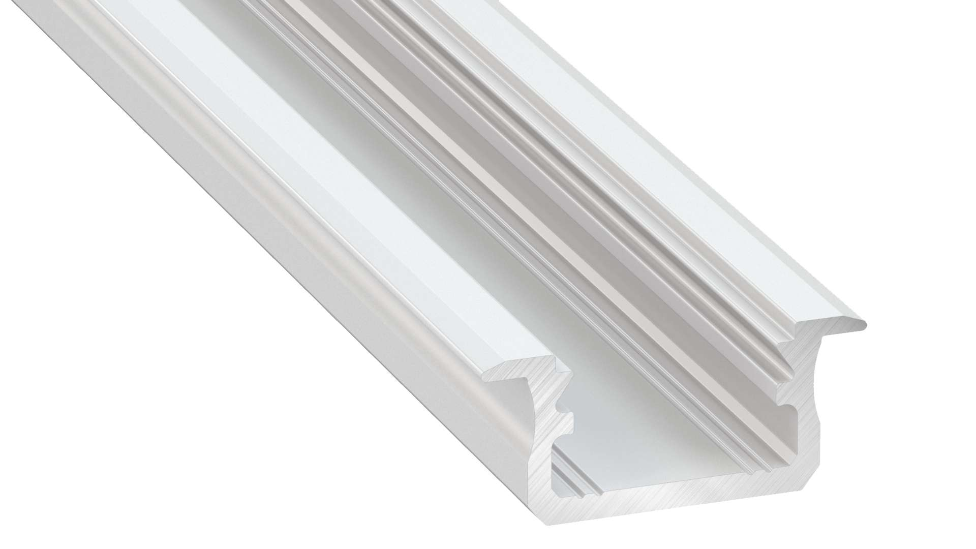 Lumines profile type B lacquered white, 4,15 m